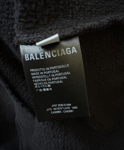 Balenciaga Free Your Mind Secret Society Distressed Hoodie (PREOWNED)