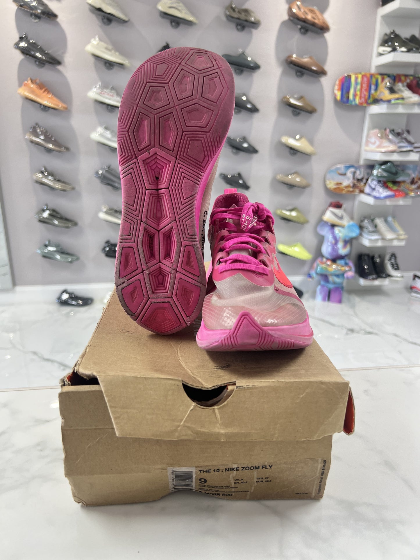 Nike Zoom Fly Off-White Pink (PREOWNED)