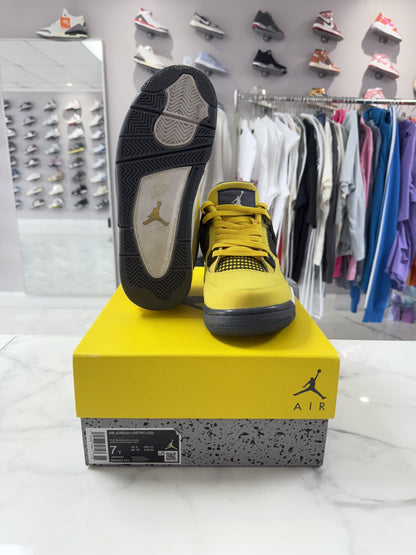 Jordan 4 Retro Lightning (2021) (GS) (PREOWNED)