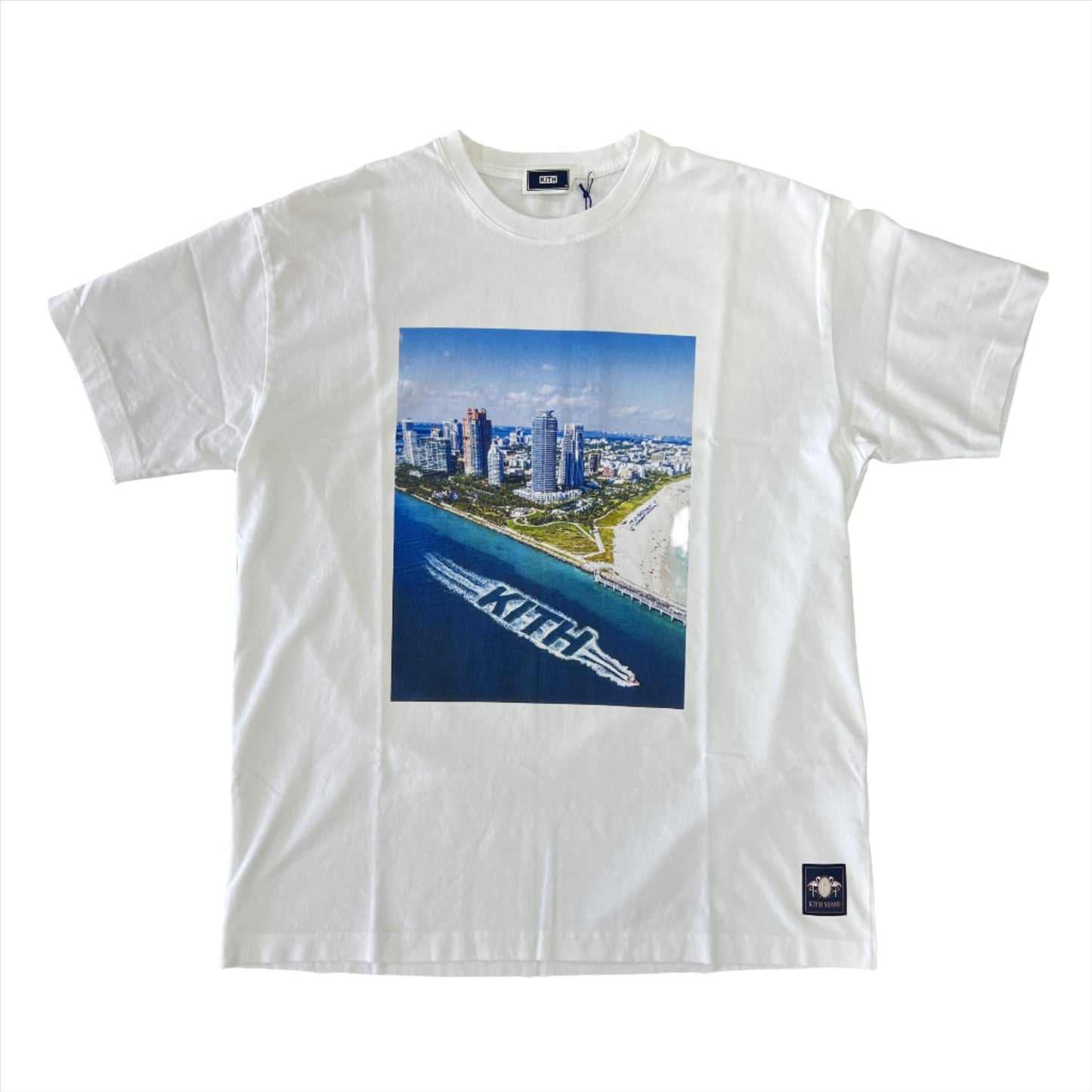 Kith Miami South Beach Tee White