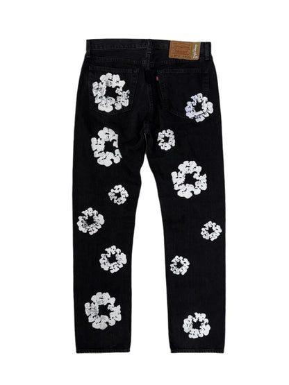 Denim Tears x Levi's Cotton Wreath Jean Black (PREOWNED)