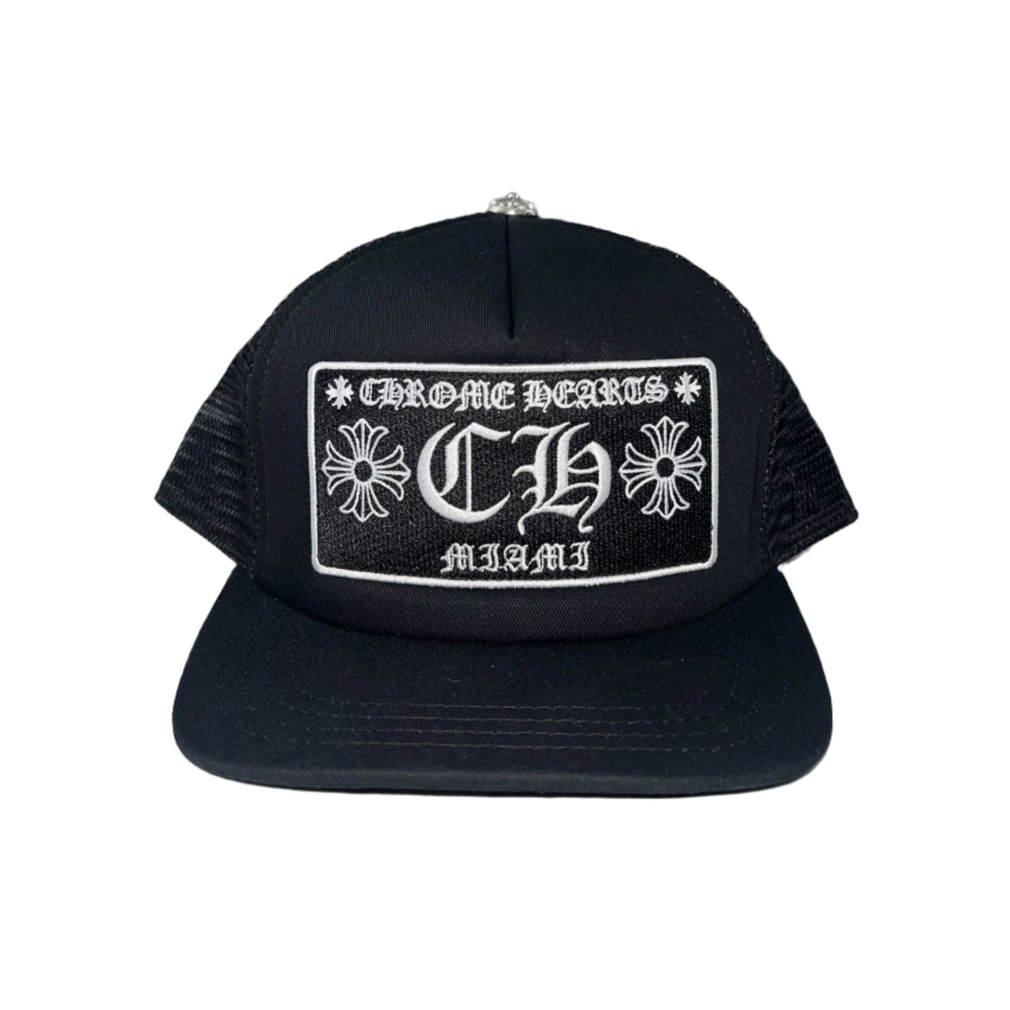 Chrome Hearts Miami Exclusive Trucker Hat Black