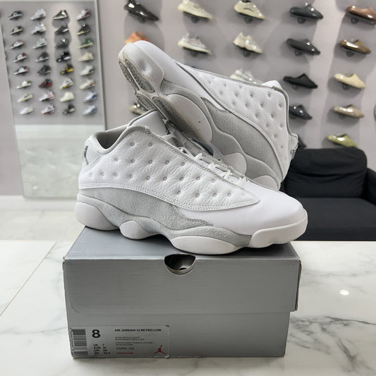 Jordan 13 Retro Low Pure Platinum (PREOWNED)