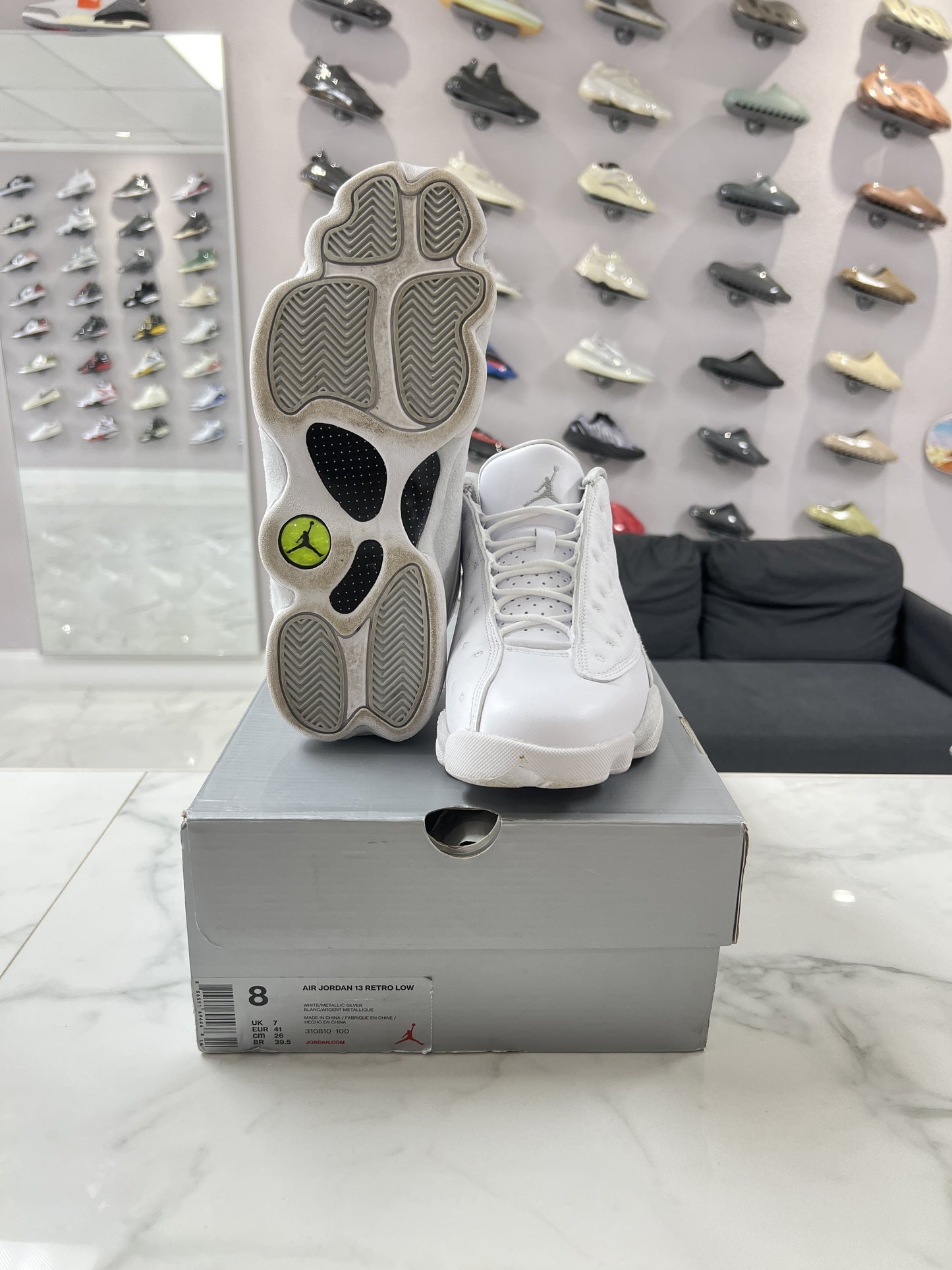 Jordan 13 Retro Low Pure Platinum (PREOWNED)