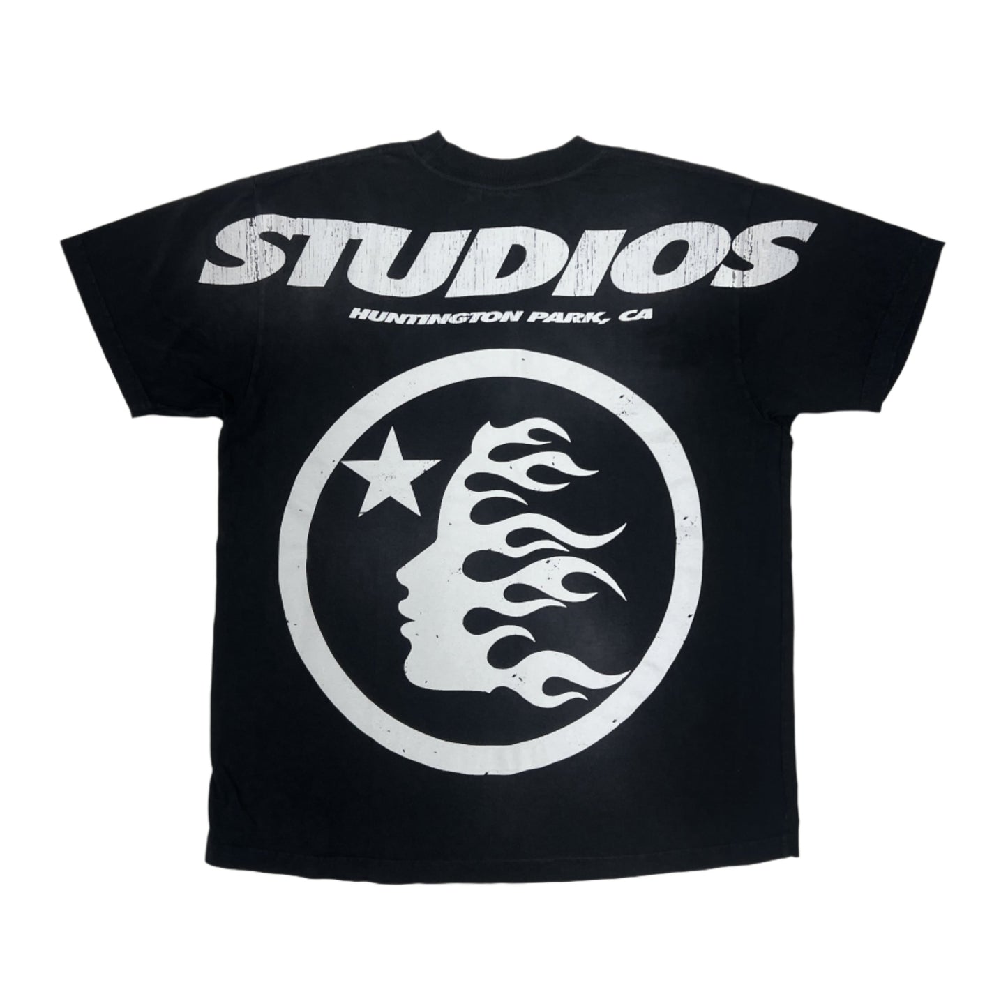 Hellstar Studios Cartoon Logo T-shirt Blue