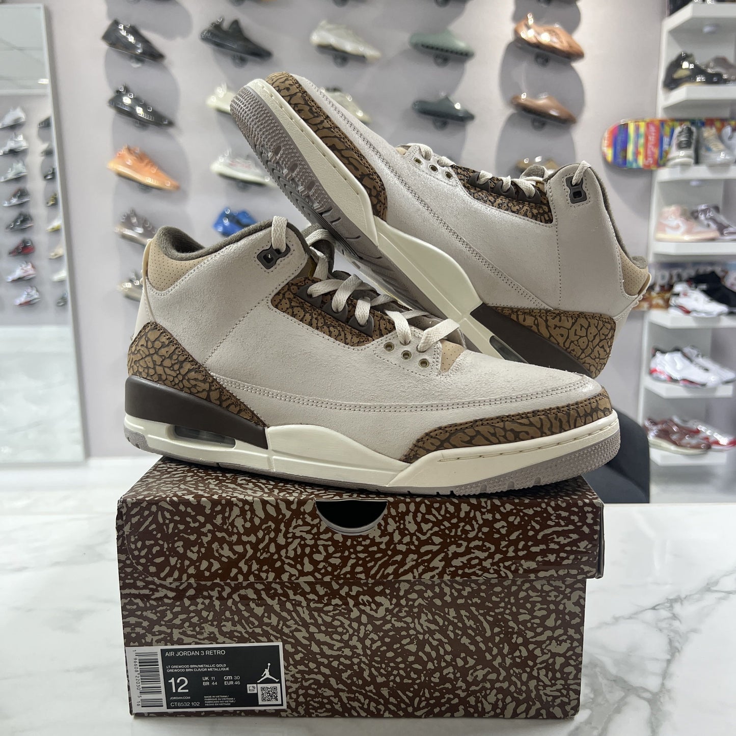 Jordan 3 Retro Palomino (PREOWNED)