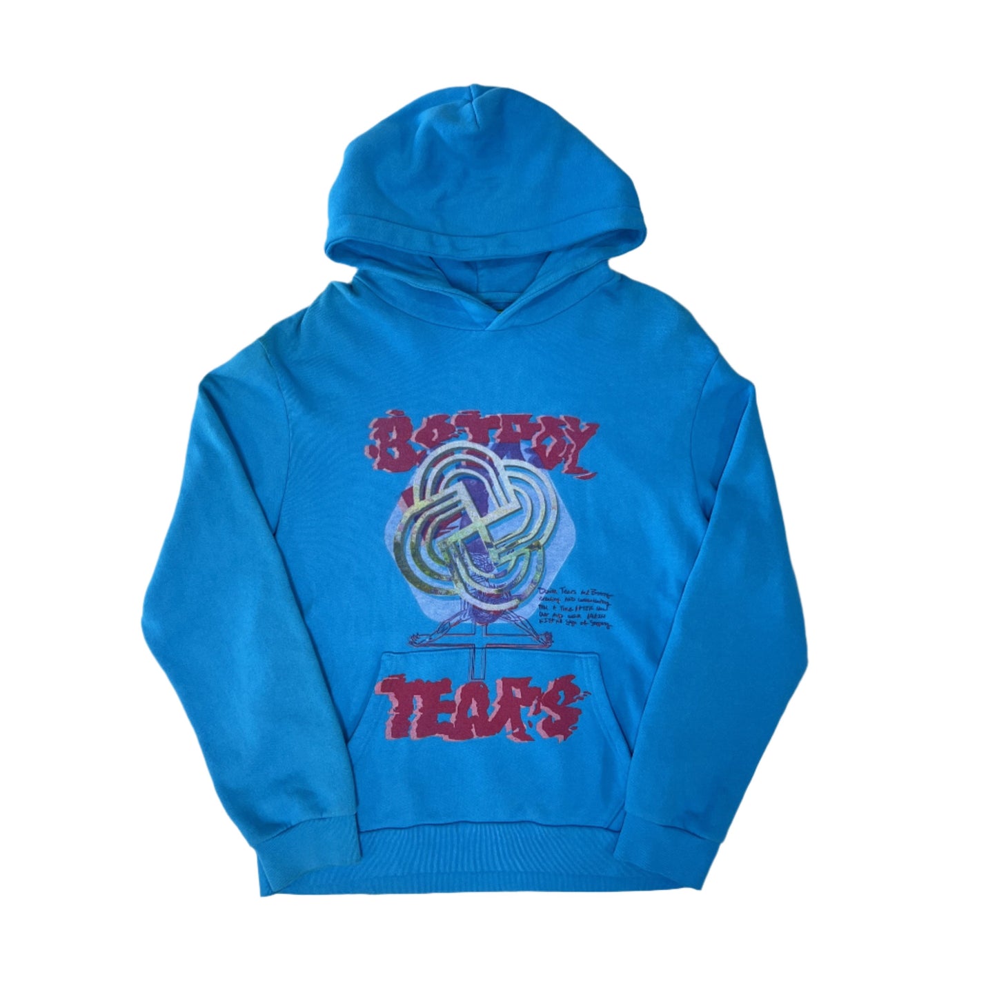 Denim Tears Bstroy Tears Hoodie Blue (PREOWNED)