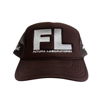 Complexcon 'FL' Studios Futura Labs x Cactus Jack Trucker Hat Brown