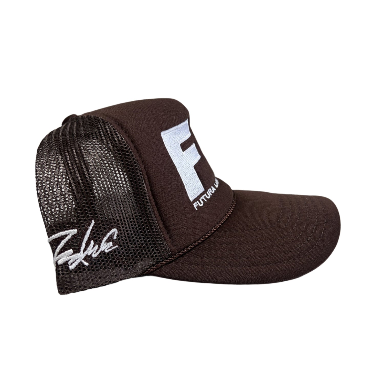 Complexcon 'FL' Studios Futura Labs x Cactus Jack Trucker Hat Brown