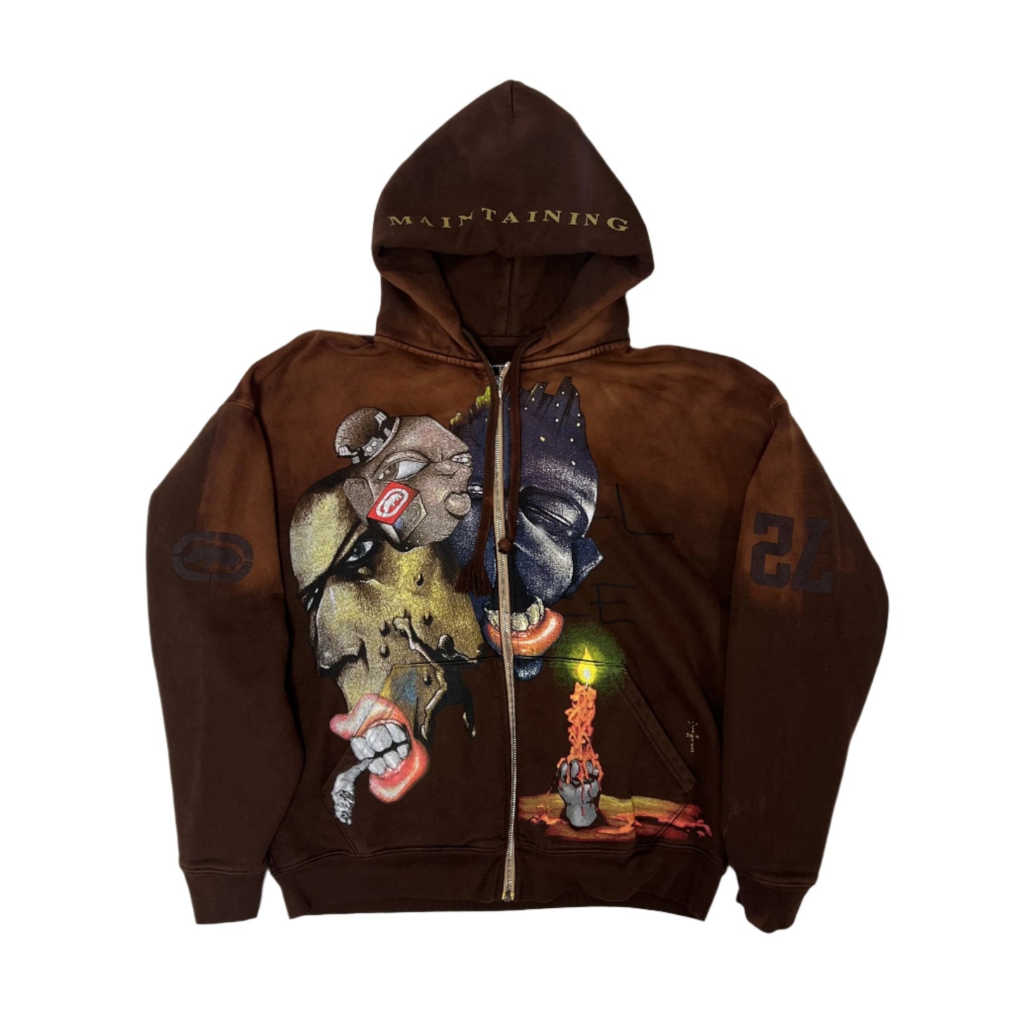 Travis Scott x Complexcon x Ecko Unltd Hoodie Brown