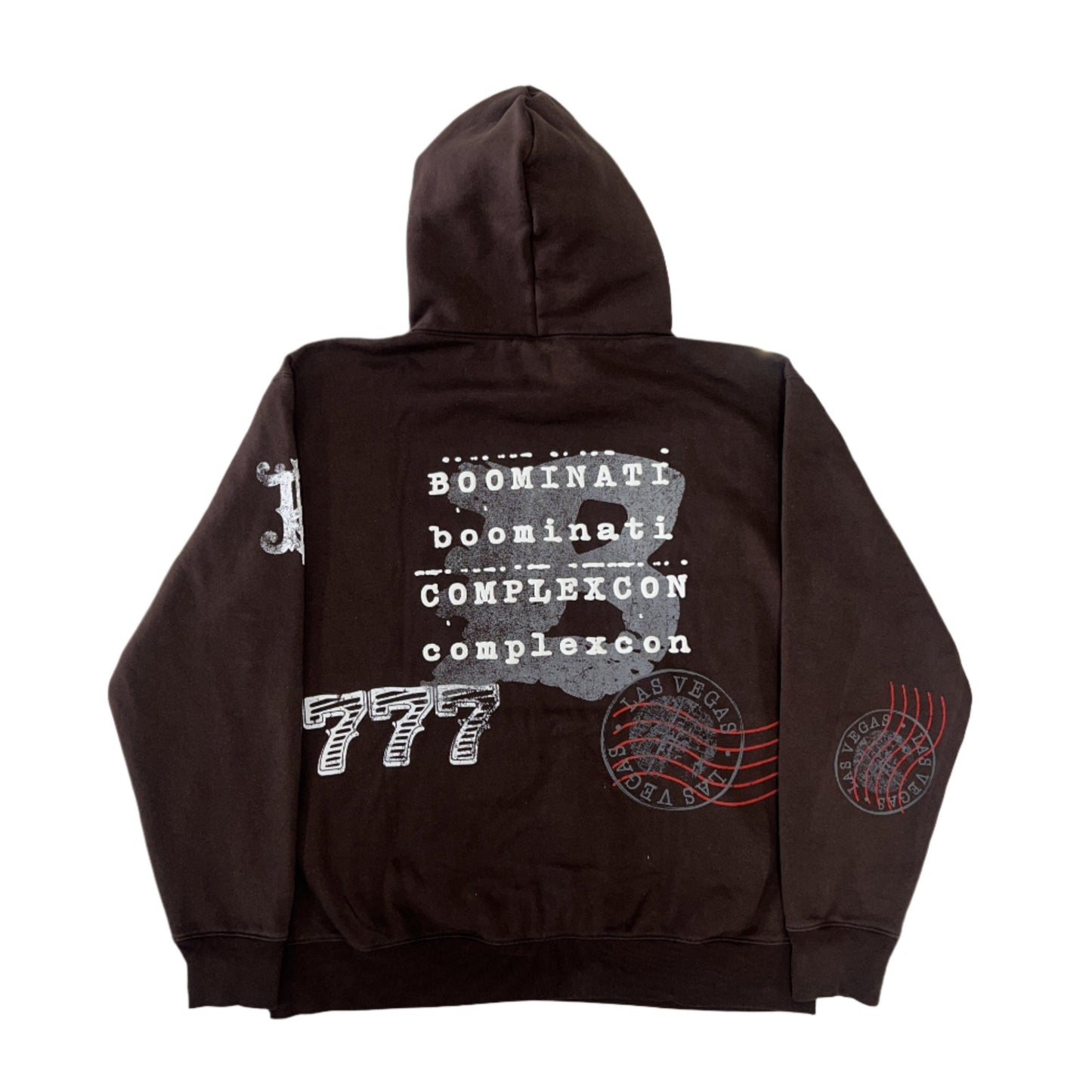 Travis Scott x Boominati Las Vegas Complexcon Exclusive Hoodie 2 Brown