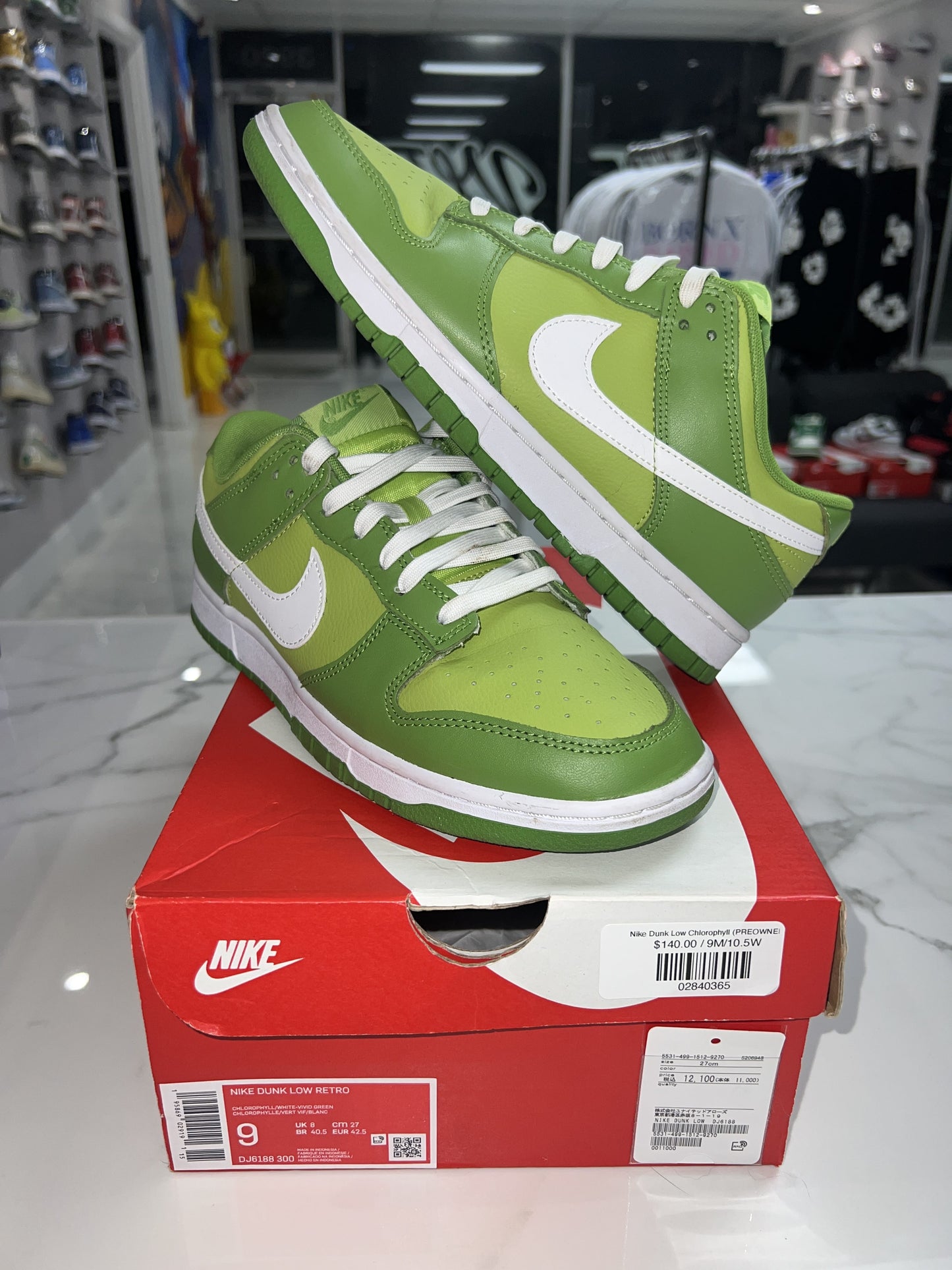 Nike Dunk Low Chlorophyll (PREOWNED)