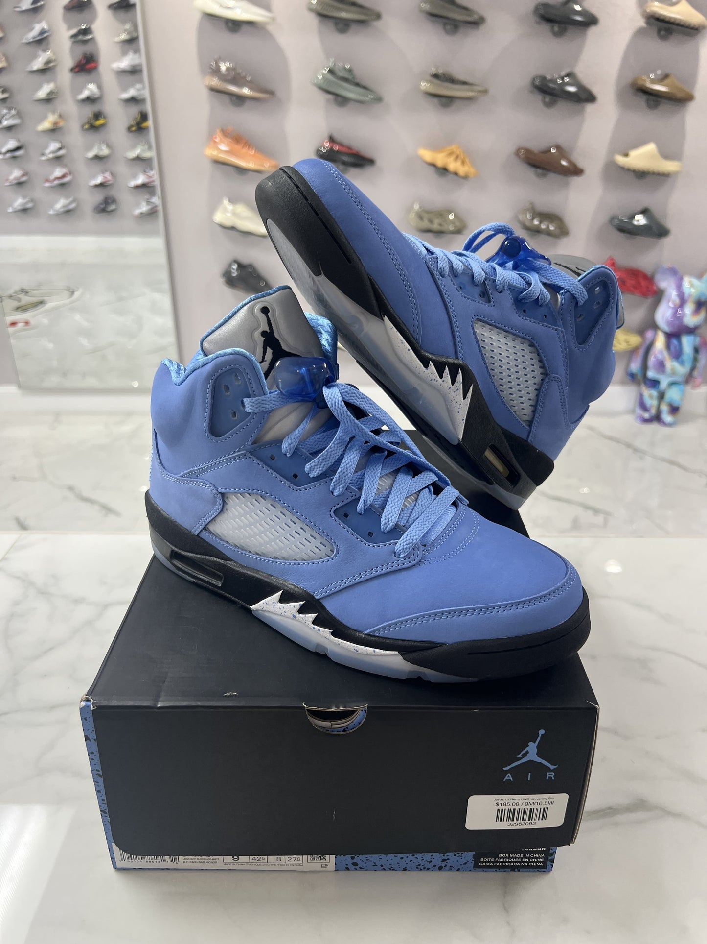 Jordan 5 Retro UNC University Blue (PREOWNED)