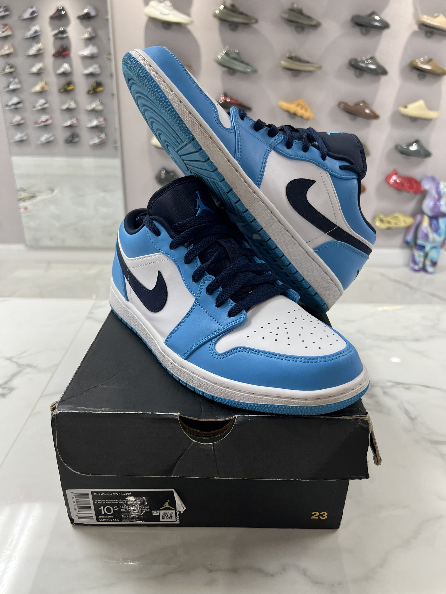 Jordan 1 Low UNC (2021) (PREOWNED)