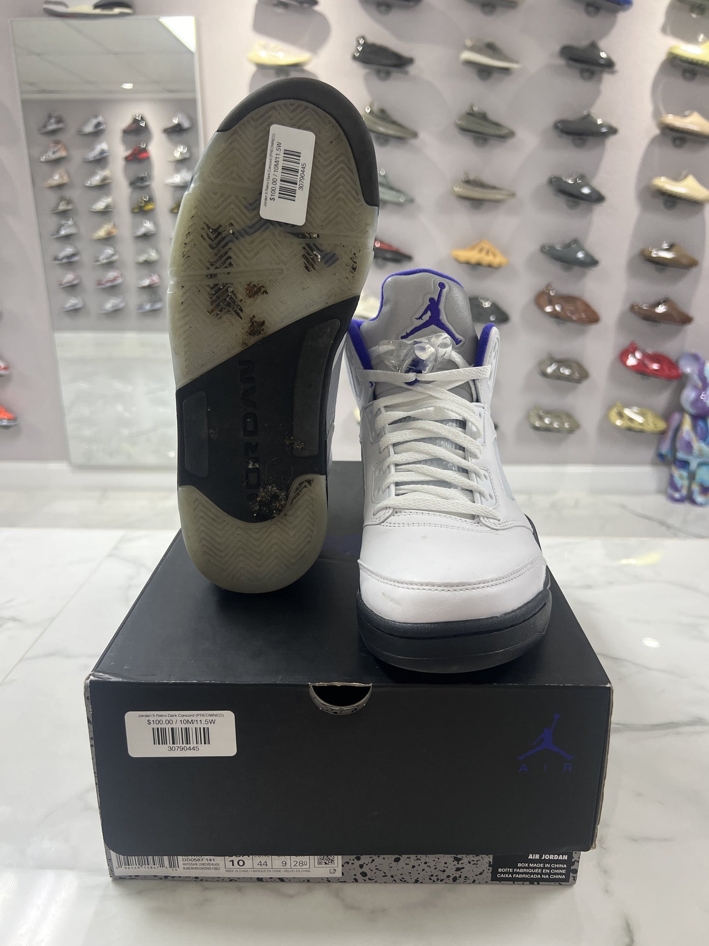 Jordan 5 Retro Dark Concord (PREOWNED)