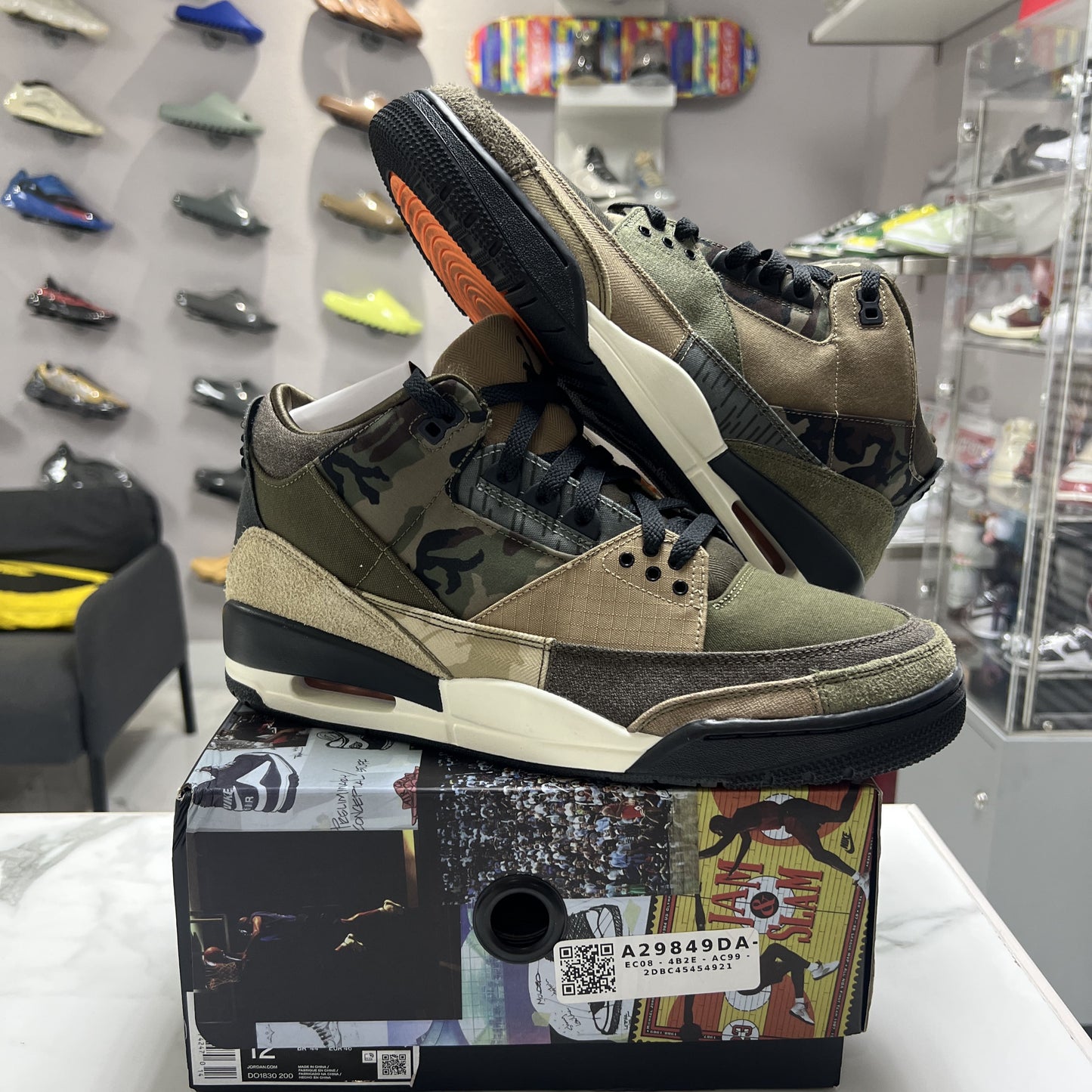 Jordan 3 Retro Patchwork Camo (PREOWNED)