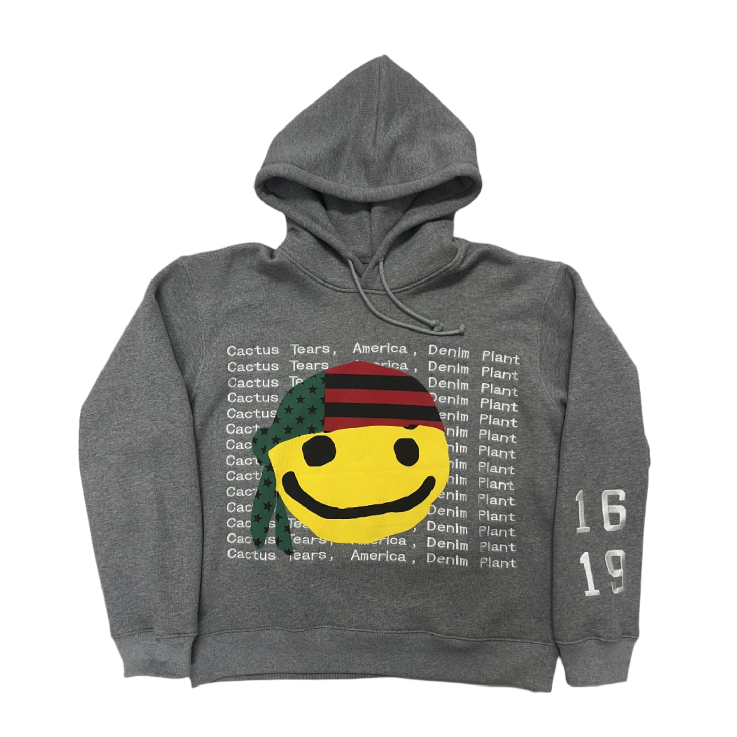 Denim Tears x CPFM Cactus Tears Hoodie Grey (PREOWNED)