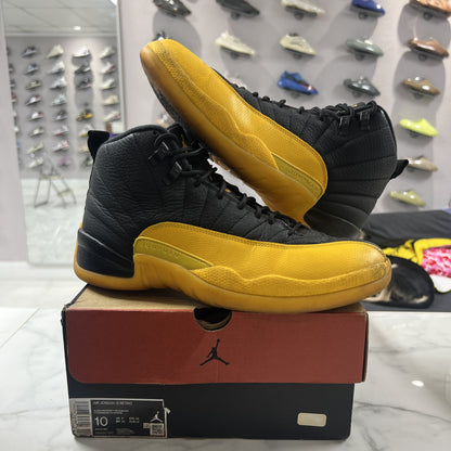 Jordan 12 Retro Black University Gold (PREOWNED)