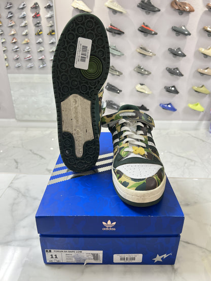 adidas Forum 84 Low Bape 30th Anniversary Green Camo (PREOWNED)