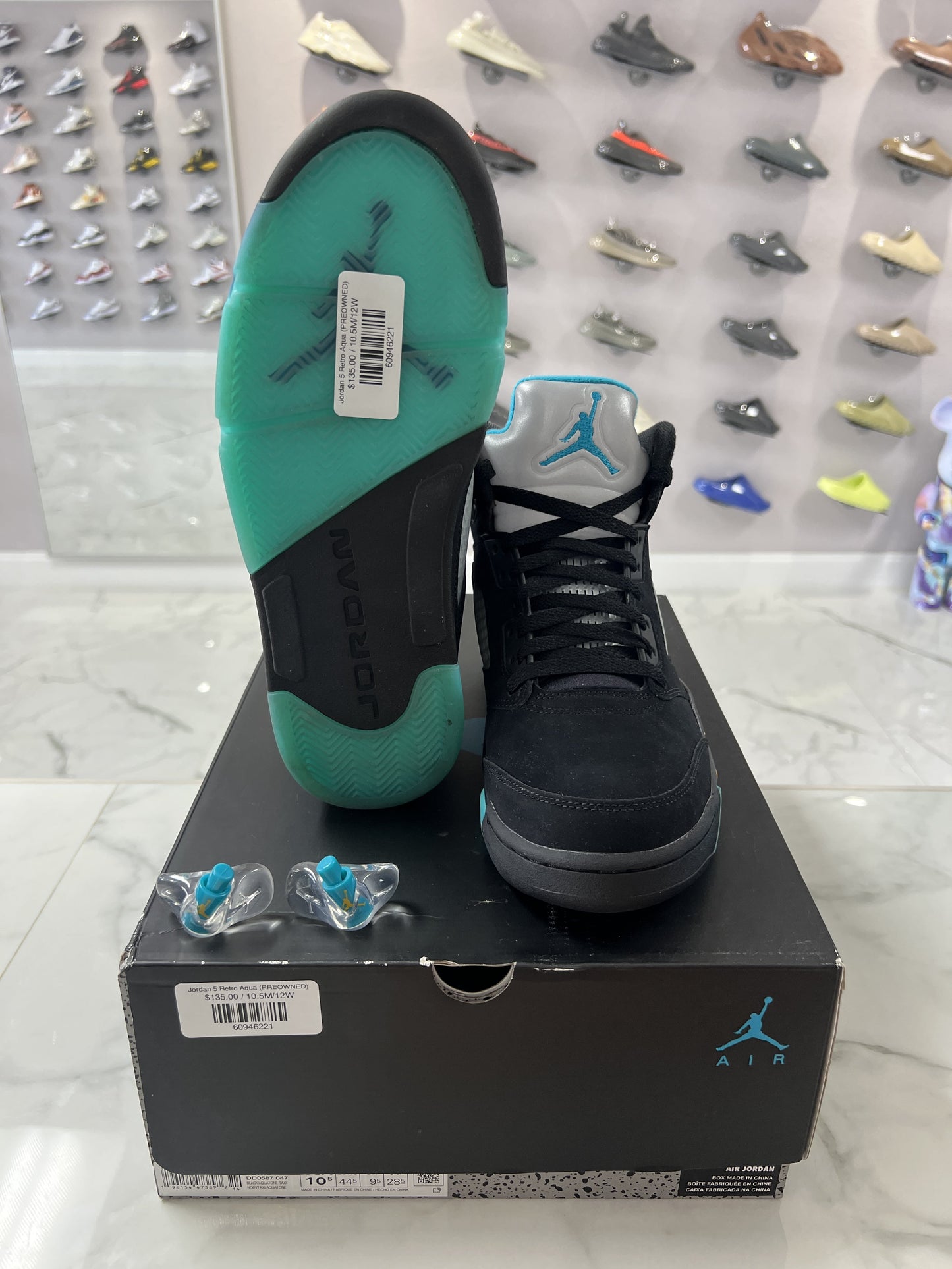 Jordan 5 Retro Aqua (PREOWNED)