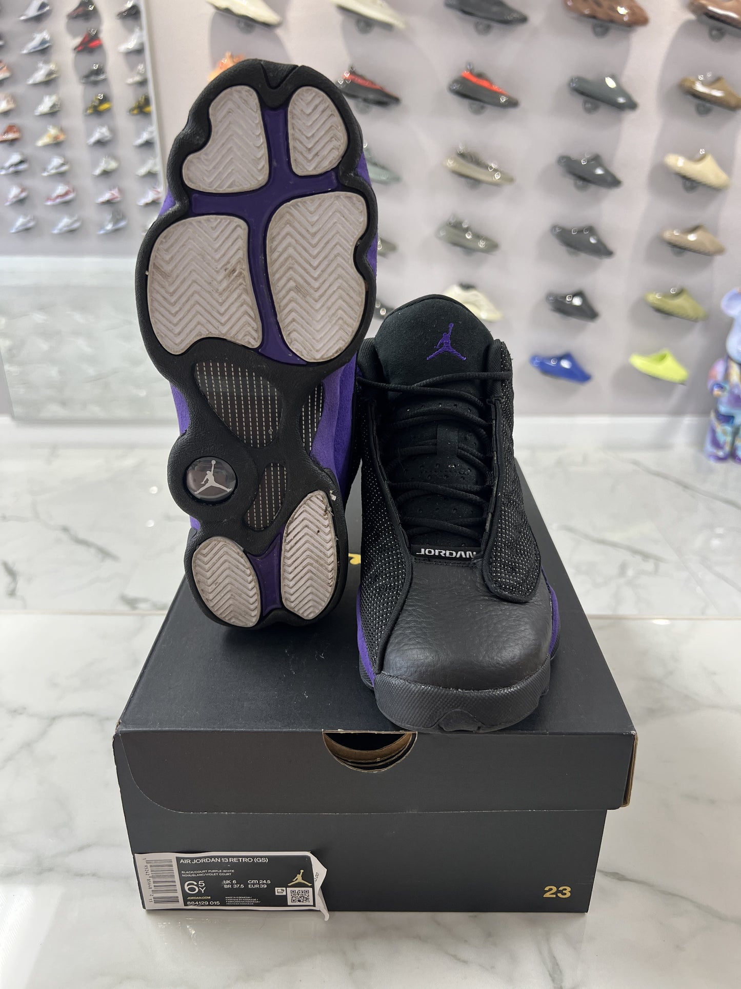 Jordan 13 Retro Court Purple (GS) (PREOWNED)
