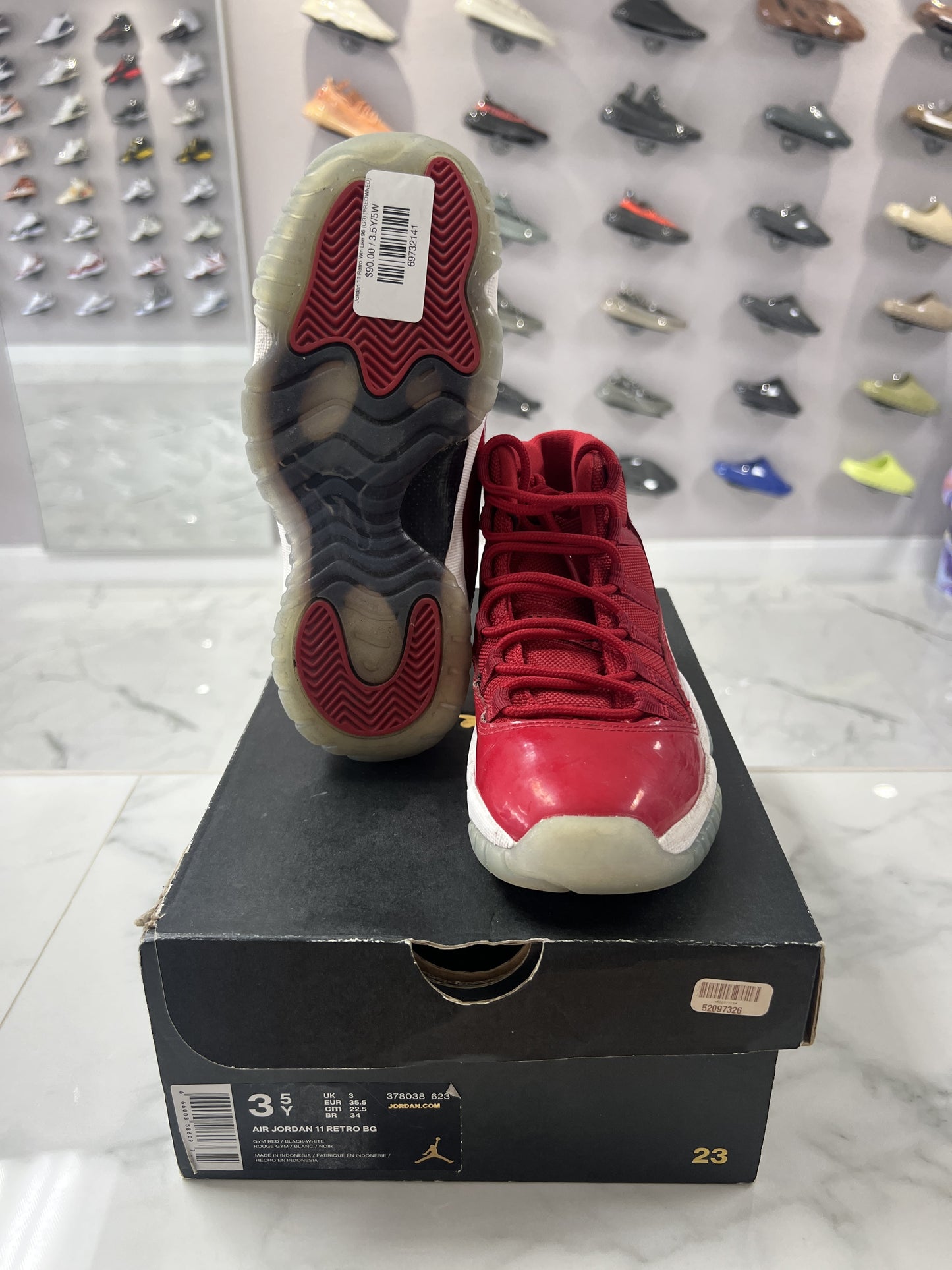 Jordan 11 Retro Win Like 96 (GS) (PREOWNED)