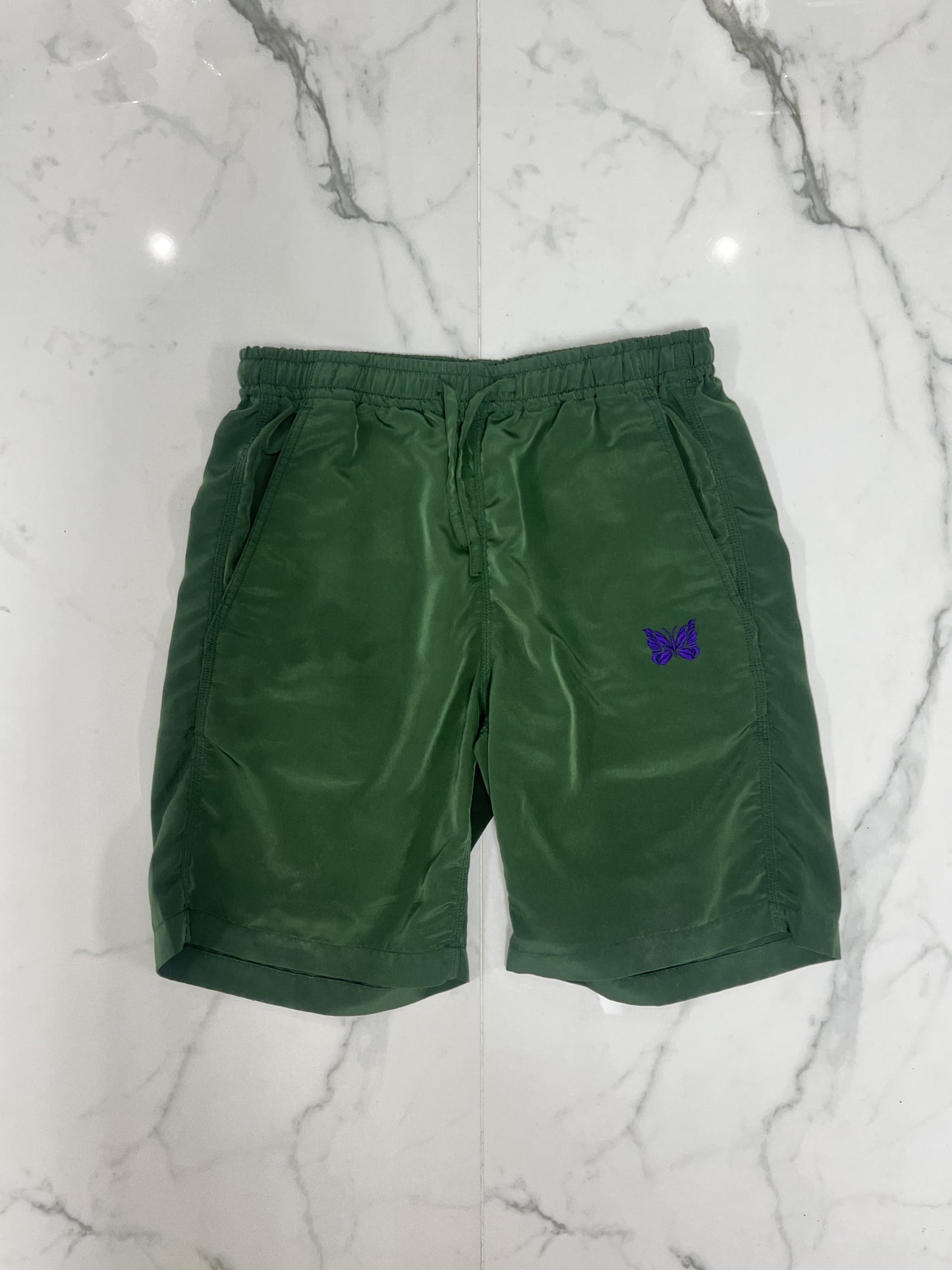 Needles Green Basketball Shorts (PREOWNED)