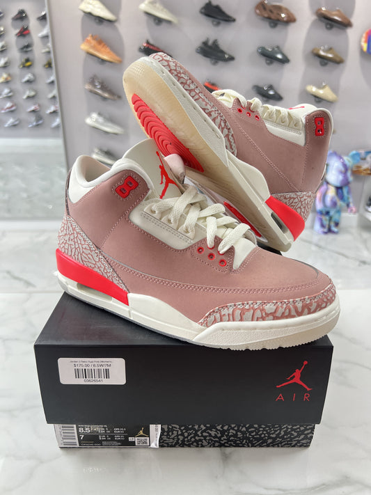 Jordan 3 Retro Rust Pink (Women's) (PREOWNED)