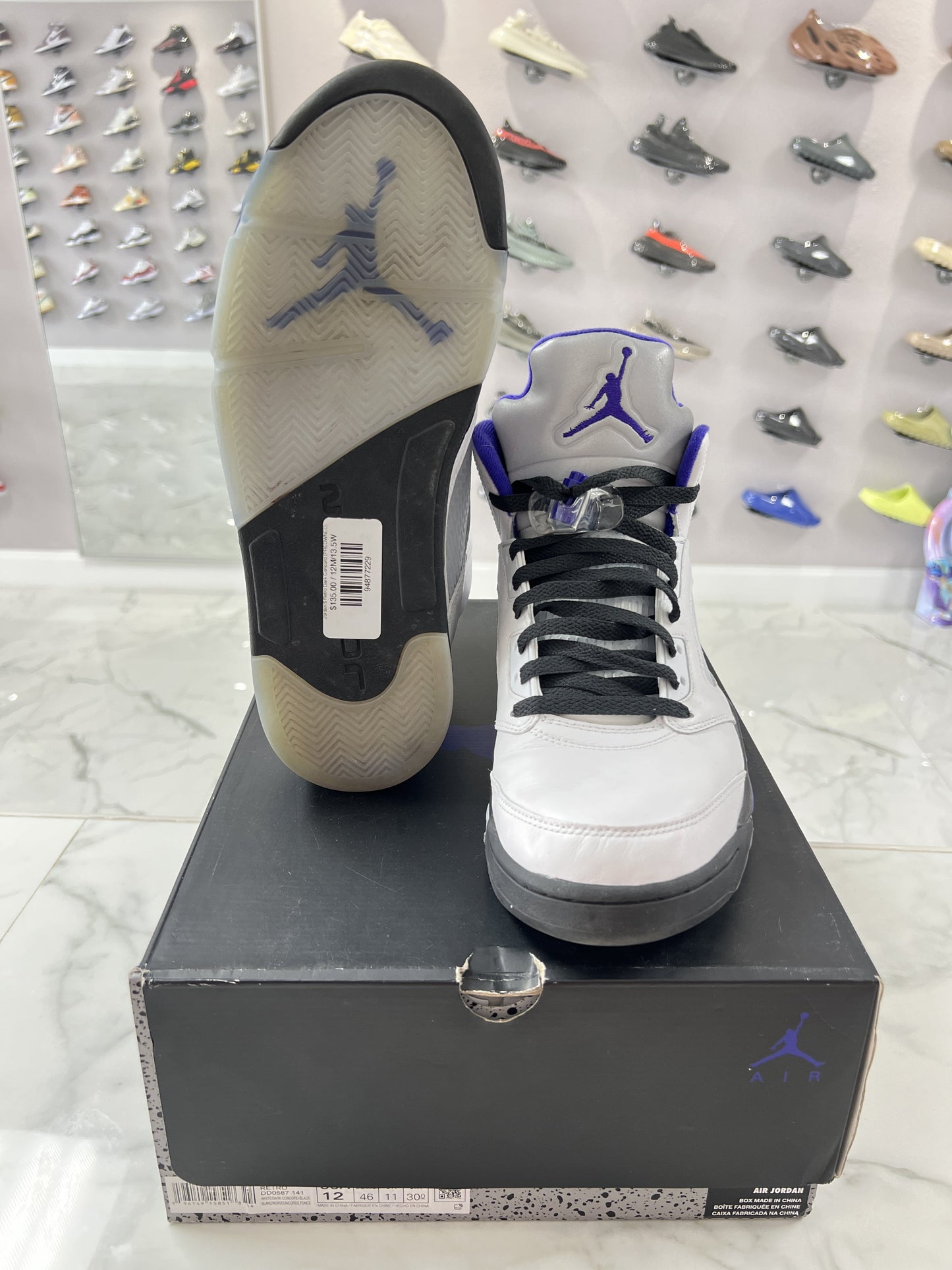 Jordan 5 Retro Dark Concord (PREOWNED)