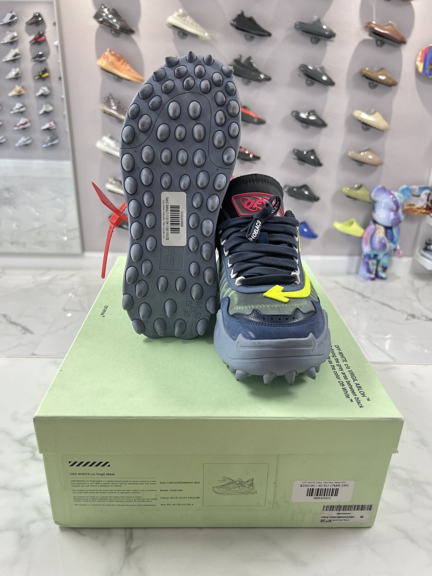OFF-WHITE Odsy 1000 Blue Yellow SS20 (PREOWNED)