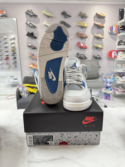 Jordan 4 Retro Military Blue (2024) (PREOWNED)