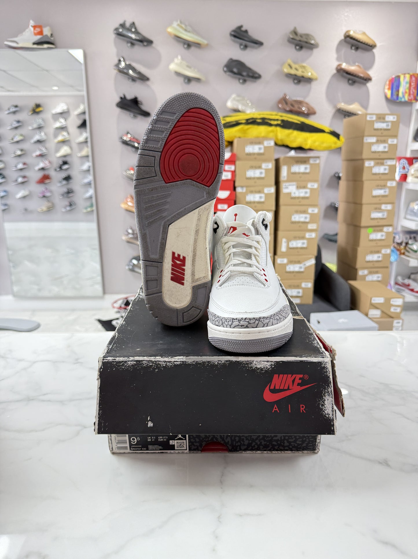 Jordan 3 Retro White Cement Reimagined (PREOWNED)