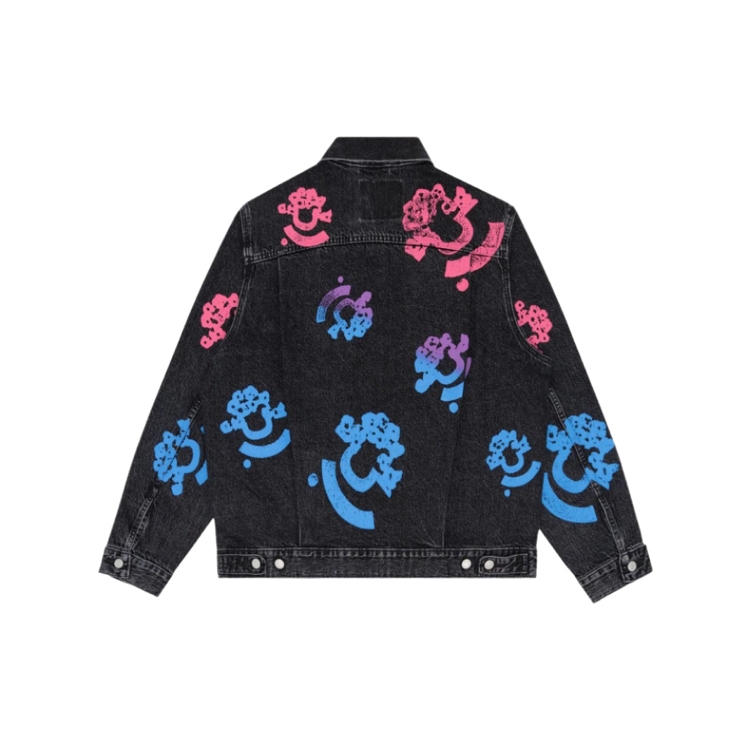 Denim Tears Bstroy Tears Type-2 Denim Trucker Jacket Washed Black