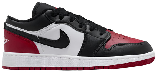 Jordan 1 Low Bred Toe 2.0 (GS)