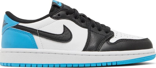 Jordan 1 Low UNC Black Dark Powder Blue (Women's)