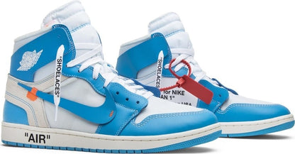 Jordan 1 Retro High Off-White University Blue 'UNC'