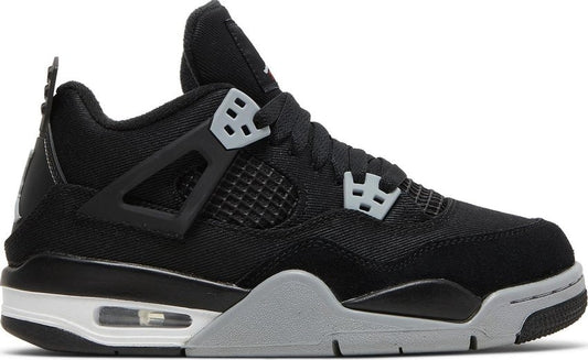 Jordan 4 Retro Black Canvas (GS)