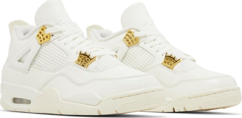 Jordan 4 Retro Metallic Gold (Women's)