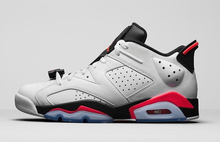 Jordan 6 Retro Low Infrared White