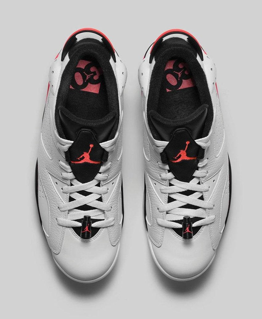 Jordan 6 Retro Low Infrared White