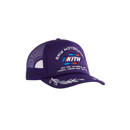 Kith x BMW M Nolan Trucker Hat Techno Violet