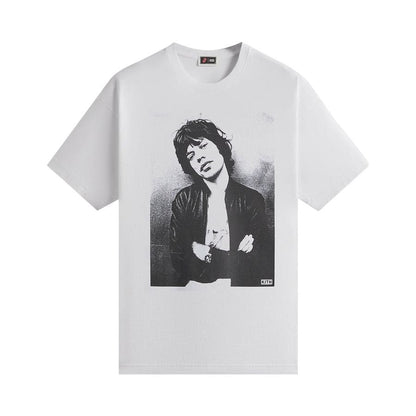 Kith x The Rolling Stones Mick Photo Vintage Tee White
