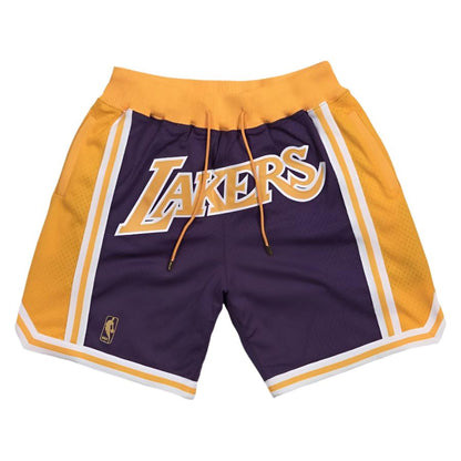 Mitchell & Ness Los Angeles Lakers NBA x Just Don Mesh Shorts Purple/Gold