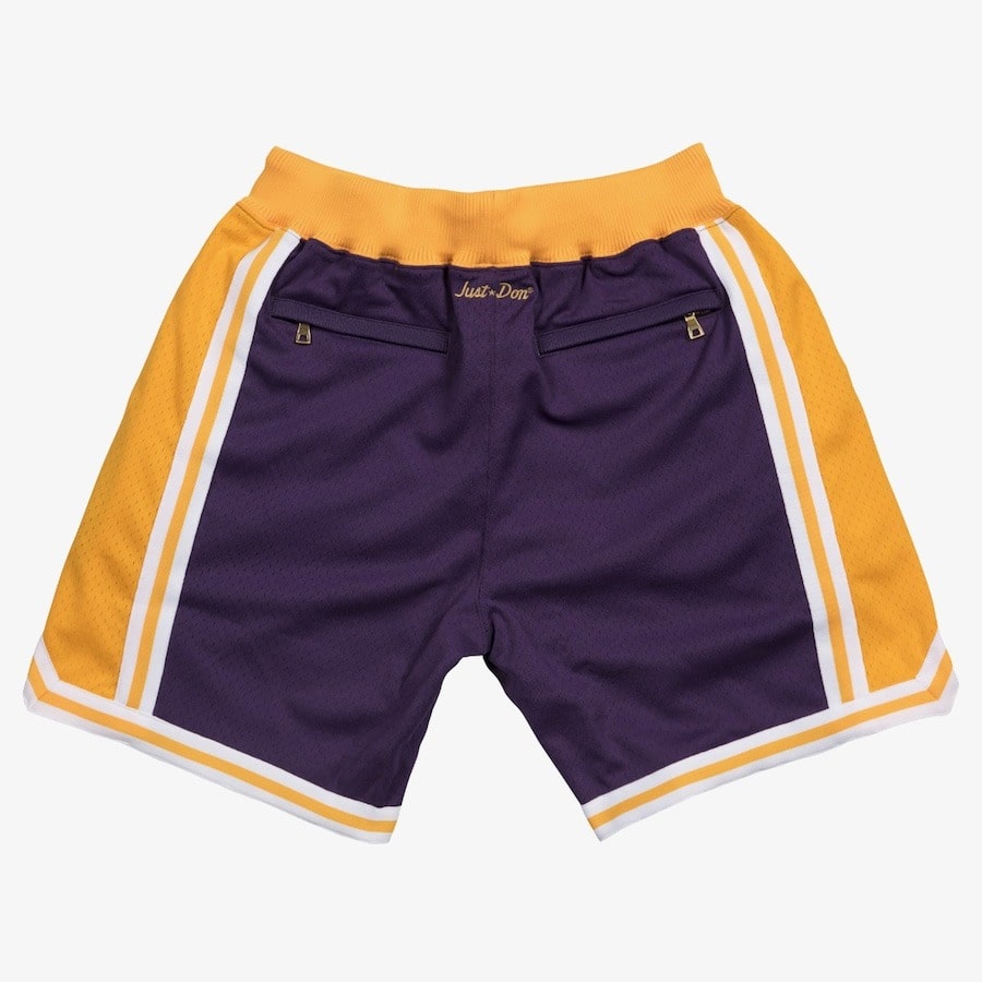 Mitchell & Ness Los Angeles Lakers NBA x Just Don Mesh Shorts Purple/Gold