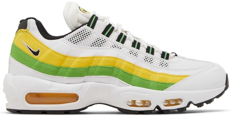 Nike Air Max 95 Essential White Green Apple Tour Yellow 'Lemon Lime'