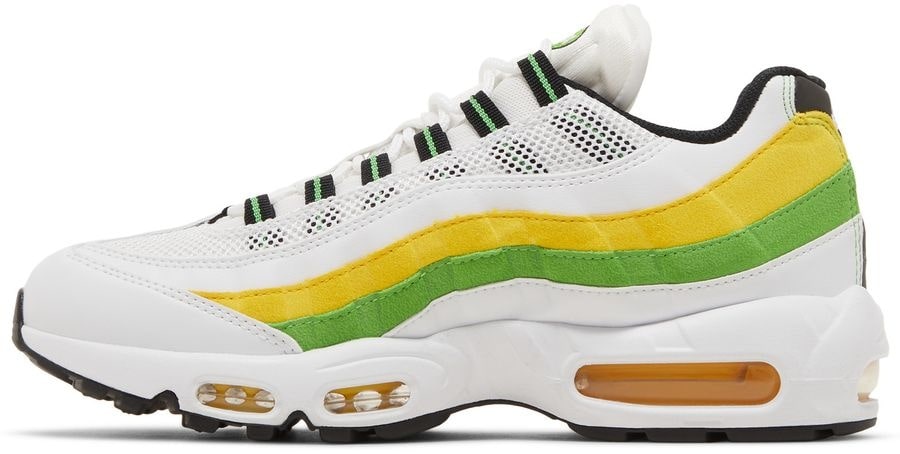 Nike Air Max 95 Essential White Green Apple Tour Yellow 'Lemon Lime'