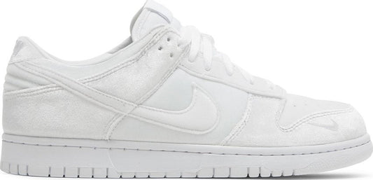 Nike Dunk Low Dover Street Market Triple White Velvet