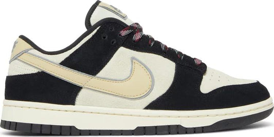 Nike Dunk Low LX Black Suede Team Gold (Women's)