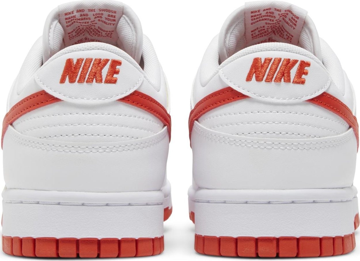 Nike Dunk Low Retro White Picante Red (NEW/NO BOX)