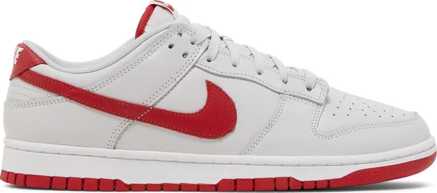 Nike Dunk Low Vast Grey Varsity Red